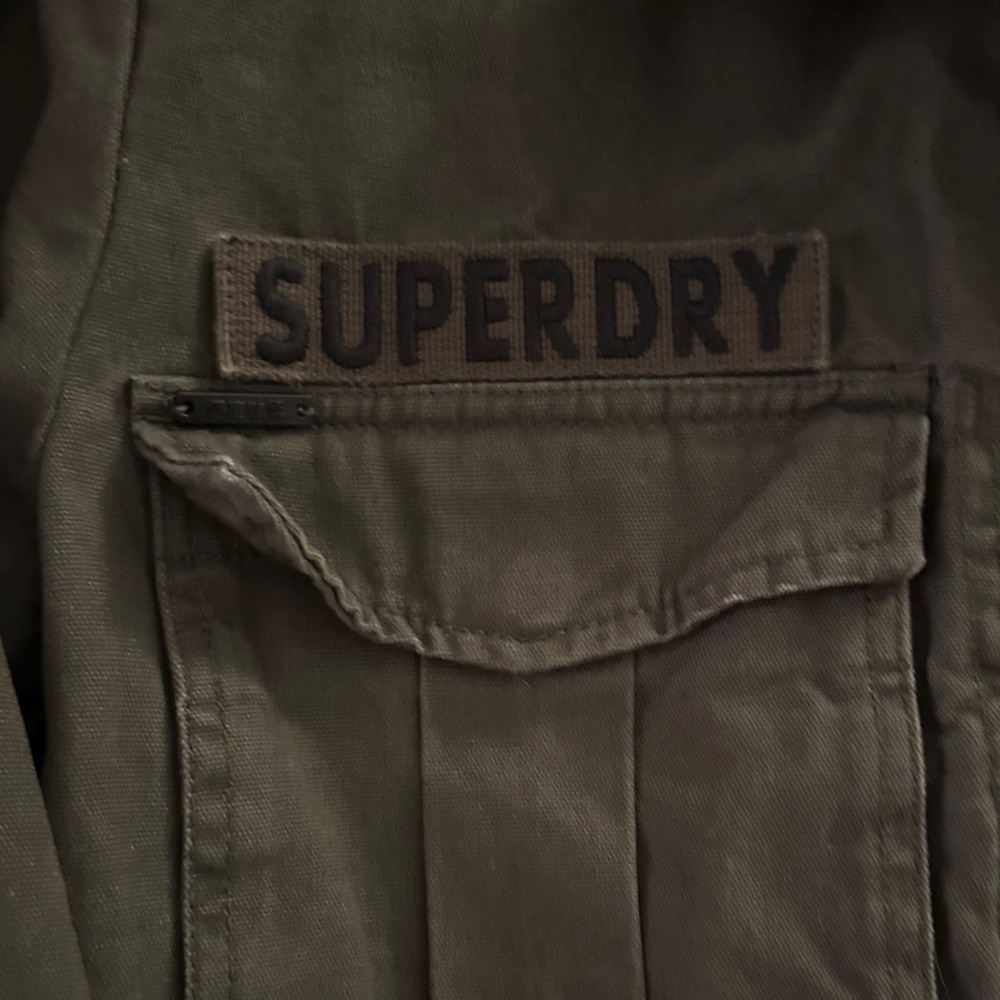 Superdry Olive Green Utility Jacket - Picture 3 of 4